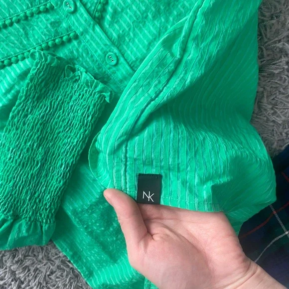 Nk Nukus Green Blouse - Picture 4 of 8